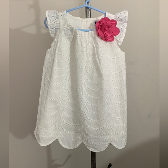 Janie and Jack EYELET DRESS Size: 2T NWOT - Picture 1 of 8